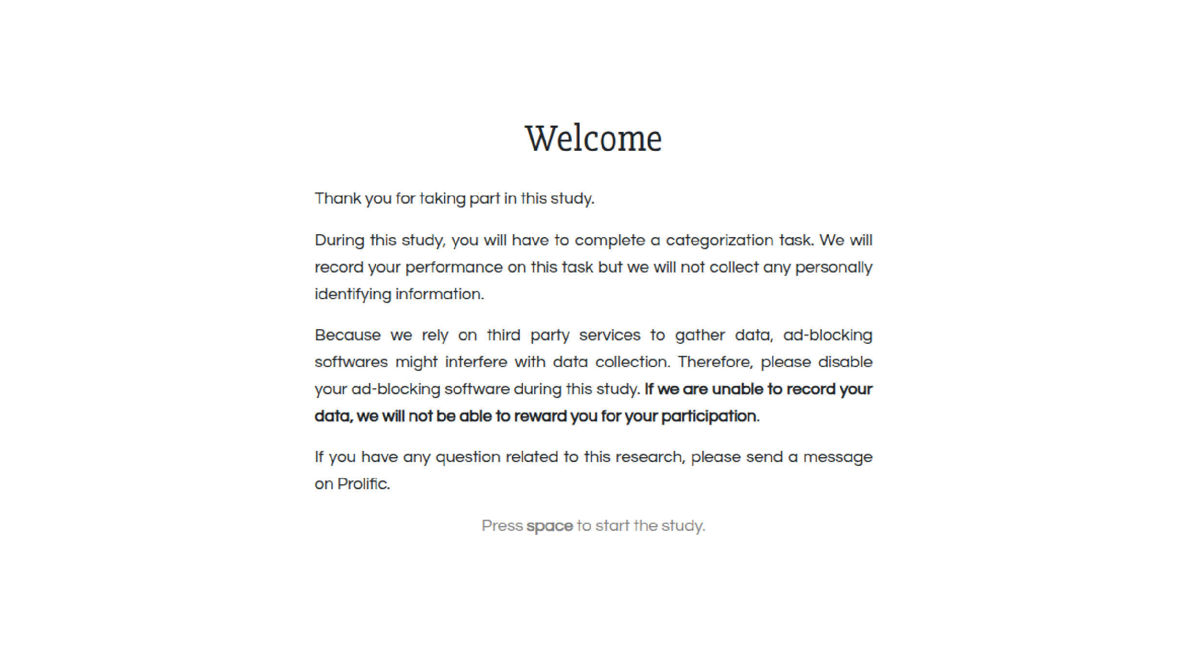Example image of the vaast - Welcome page