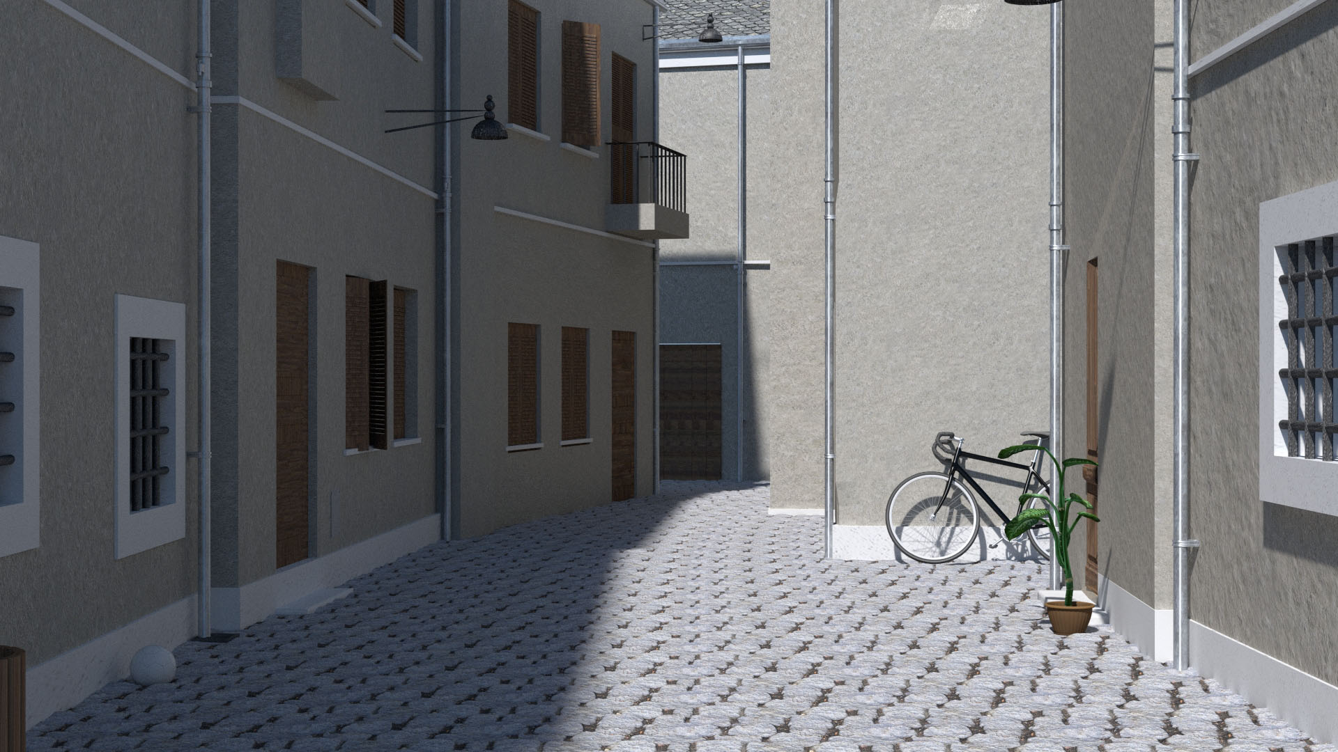 background image with ecological environment and visual flow